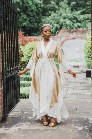 Nakai Gold & White Kimono